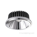 Encastré 15W Aluminium anti-remorque Downlight